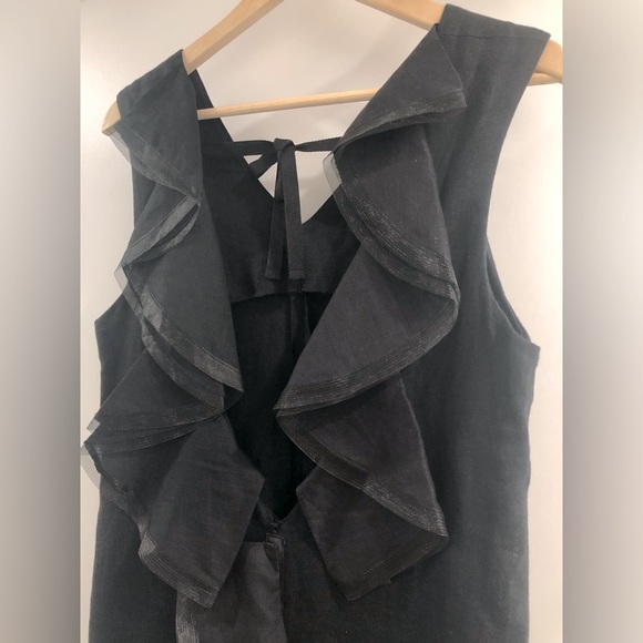 Denis Gagnon Designer Dress 100% Linen sz Large - Picture 3 of 4